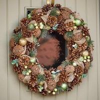 Artificial Jade & Jute Wreath