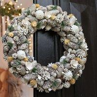 Artificial Snowy Sky Wreath