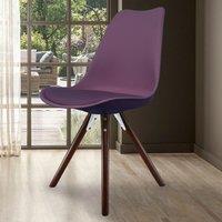 Fusion Living Soho Plastic Dining Chair with Pyramid Legs