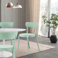 Fusion Living Plastic Bistro Dining Chair