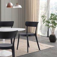 Fusion Living Plastic Bistro Dining Chair