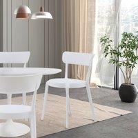 Fusion Living Plastic Bistro Dining Chair