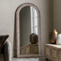 Sawan Arched Distressed Full Length Leaner Mirror