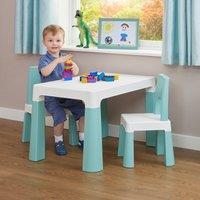 Liberty House Kids Height Adjustable Table And Two Chairs Set