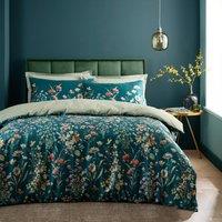 Watercolour Floral Velour Duvet Cover & Pillowcase Set