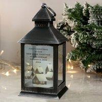 Personalised Christmas Town Lantern