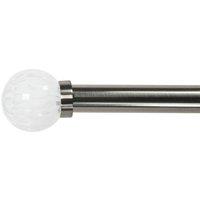 Studio Glass Extendable Metal Eyelet Curtain Pole
