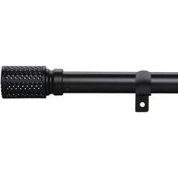 Pierced Metal Extendable Metal Eyelet Curtain Pole