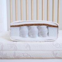 Clair de Lune Bamboo and Coir Premium Cot Bed Mattress