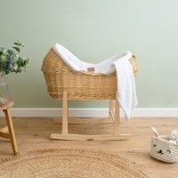 Clair de Lune Organic Noah Pod With Natural Rocking Stand