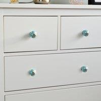 Pack of 6 Nicola Spring Spotted Round Door Knobs