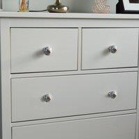 Set of 6 Nicola Spring Light Blue Round Door Knobs