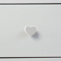Pack of 6 Nicola Spring Heart Shaped Door Knobs