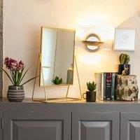 Harbour Housewares Free Standing Dressing Table Mirror