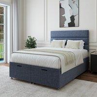 Woven Fabric End of Bed Ottoman Base
