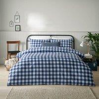 Riviera Hartsford Check 144 Thread Reversible Duvet Cover & Pillowcase Set
