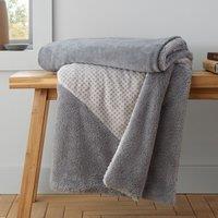 Catherine Lansfield Cosy Larsson Geo Fleece Throw Blanket 130cm x 170cm