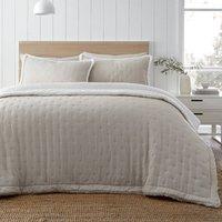 Catherine Lansfield Cosy Nori Soft Sherpa Bedspread