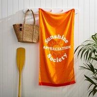 Sunshine Society Beach Towel