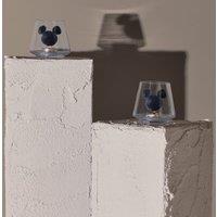 Set of 2 Disney Mickey Mouse Glass Candle Holders