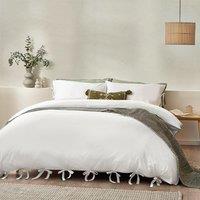 Riviera Yard Mallow Bow Tie Cotton Duvet Cover & Pillowcase Set