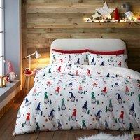 Festive Gnomes Duvet Cover & Pillowcase Set