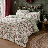Winter Sprigs 100% Cotton Duvet Cover & Pillowcase Set