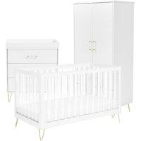 Babymore Kimi XL Acrylic 3 Piece Nursery Room Set