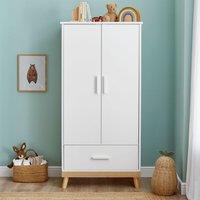 Babymore Mona Nursery Wardrobe, White