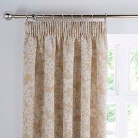 Sofia Floral Pencil Pleat Curtains