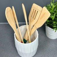 School of Wok Set of 4 Bamboo Tools