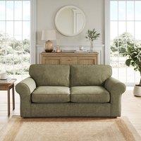 Return - Flori Soft Chenille 2 Seater Sofa Bed, Olive