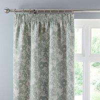 Sofia Floral Pencil Pleat Curtains