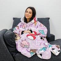 Squishmallows Bright Hooded Wearable Fleece