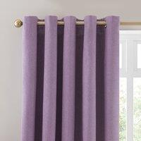 Luna Brushed Blackout Eyelet Curtains