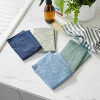 Pack of 5 Printed Microfibre Cloths
