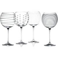 Set of 4 Mikasa Cheers Balloon Gin Glasses