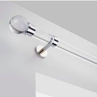 Atlanta Acrylic Curtain Pole with Rings