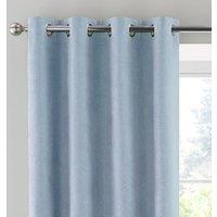 Luna Brushed Blackout Eyelet Curtains