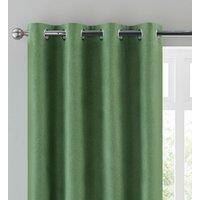 Luna Brushed Blackout Eyelet Curtains