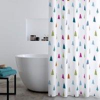 Catherine Lansfield Christmas Trees Shower Curtain