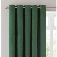 Luna Brushed Blackout Eyelet Curtains