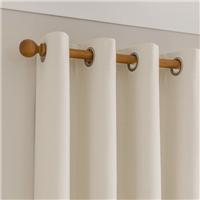 Luna Brushed Blackout Eyelet Curtains