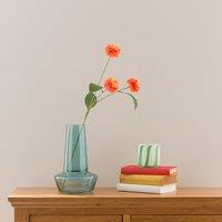 Artificial Orange Pompom Dahlia Spray