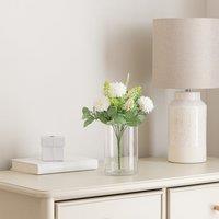 Artificial Pompom Dahlia and Foliage Bundle