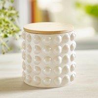 Bobble Canister with Wooden Lid