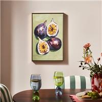 Figs Hand Finished Framed Canvas