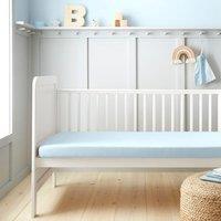 Pack of 2 Plain 100% Cotton Jersey Fitted Sheets