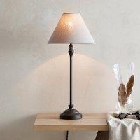 Dorma Bedford Black Table Lamp