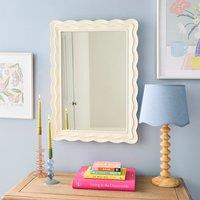 Scalloped Rectangle Wall Mirror